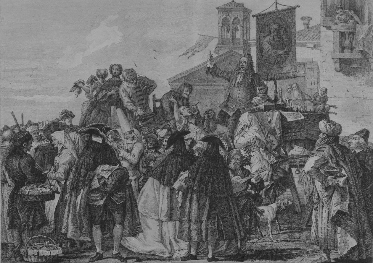 De Kwakzalver Tandarts, 1765 door Giacomo Leonardis