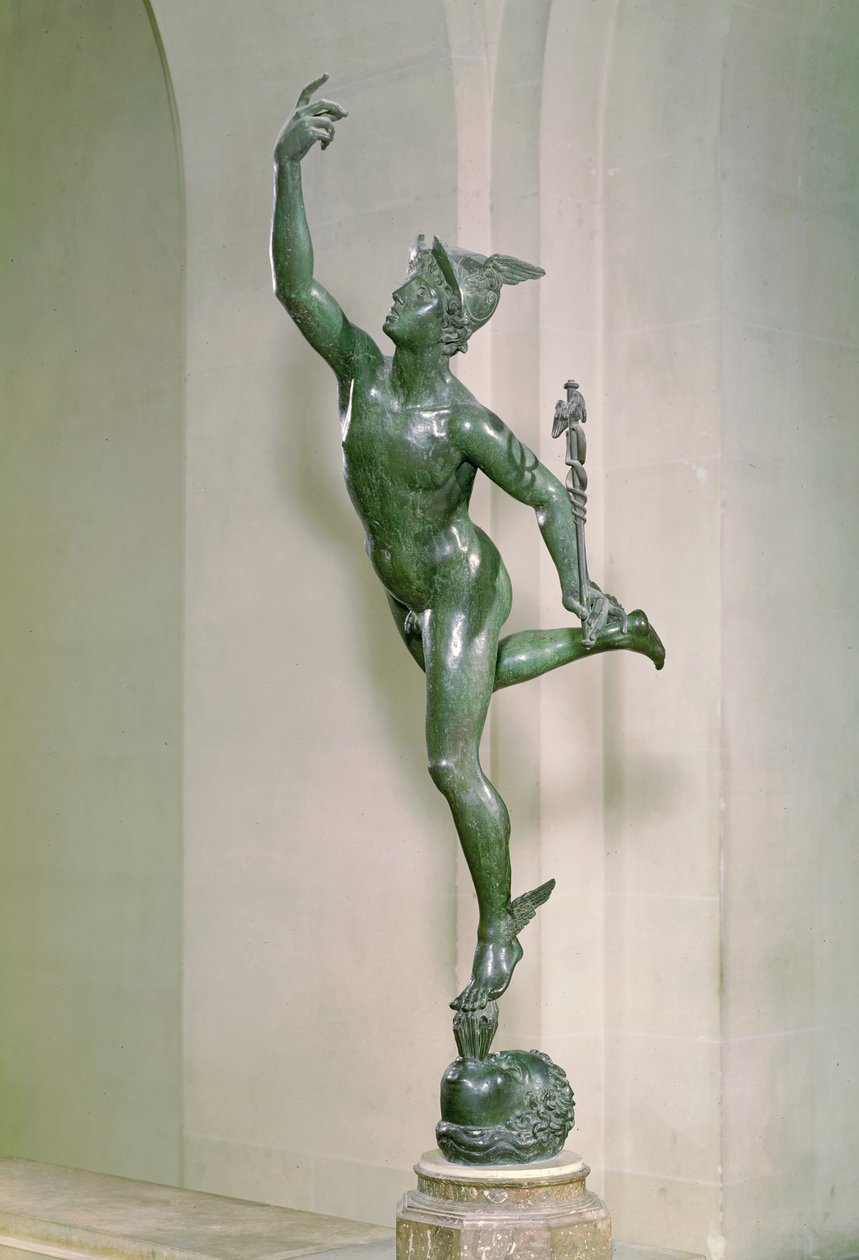 Standbeeld van Mercurius, c.1564 door Giambologna