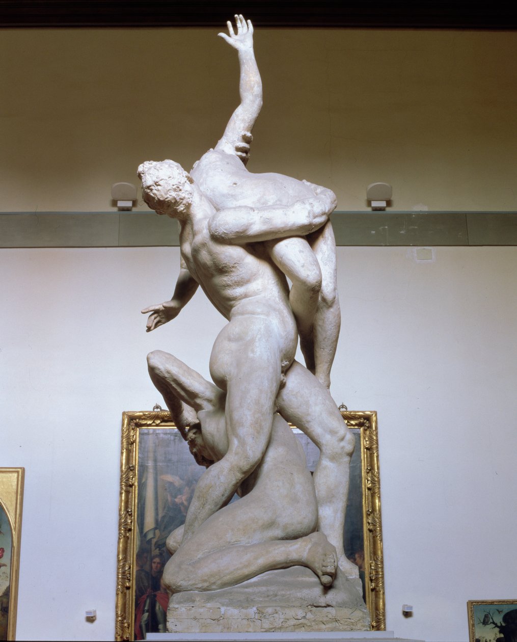 De Verkrachting van de Sabijnen, c.1583 (pleister) door Giambologna