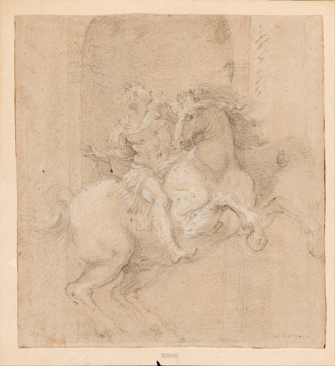 De Keizer Constantijn te Paard door Gian Lorenzo Bernini