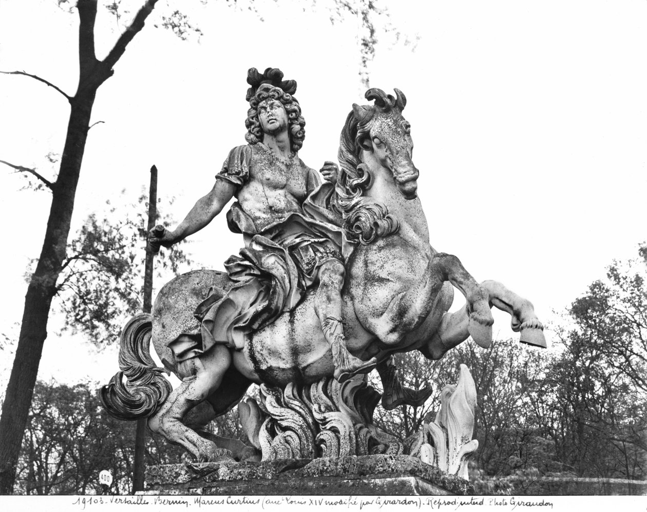 Ruiterstandbeeld van Lodewijk XIV (1638-1715) door Gian Lorenzo Bernini