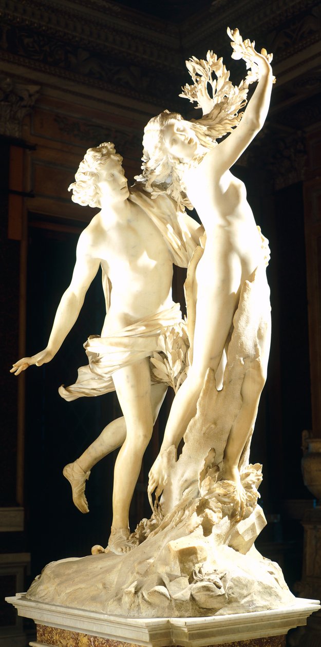 Apollo en Daphne door Gian Lorenzo Bernini