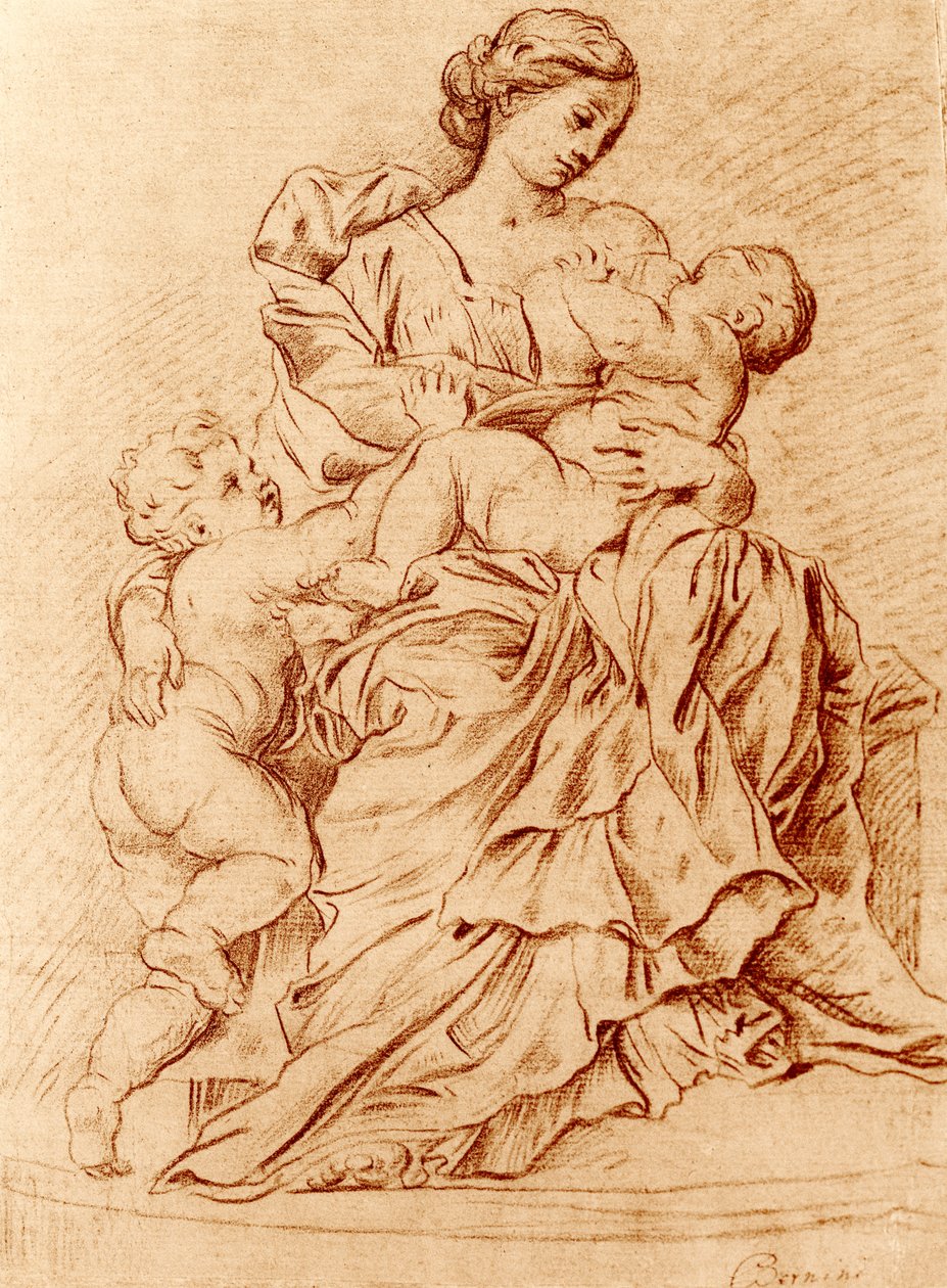 Caritas door Gian Lorenzo Bernini