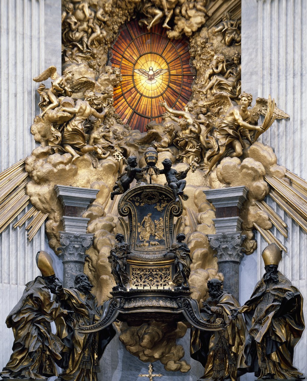 Stoel van Sint-Pieter door Gian Lorenzo Bernini