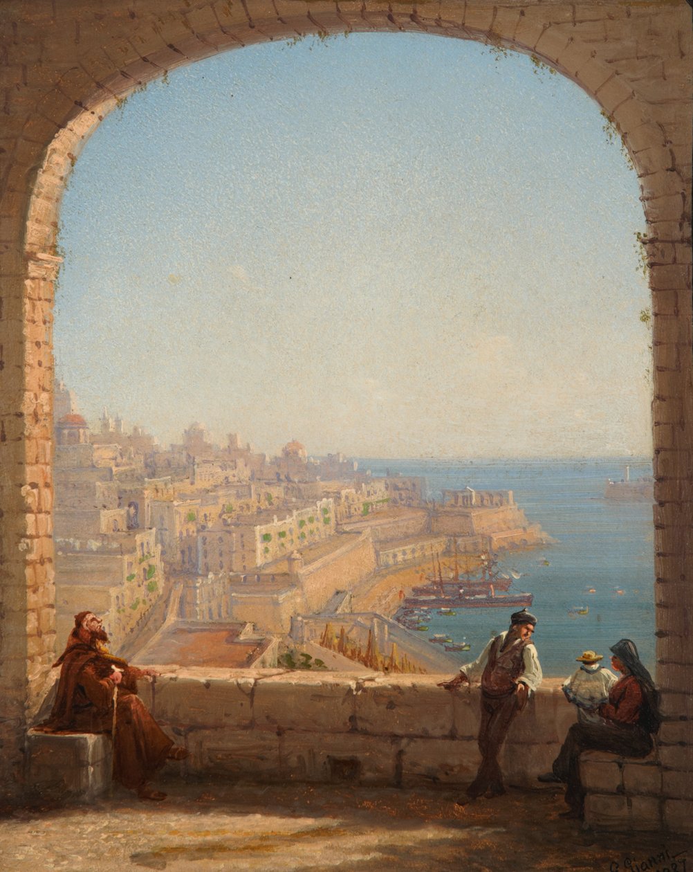Fort St Elmo, Valletta, 1887 door Giancinto Gianni
