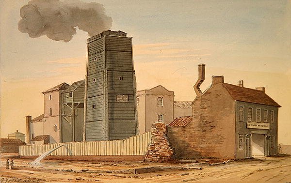 Uitzicht op de Clink Street Waterworks, Southwark door Gideon Yates