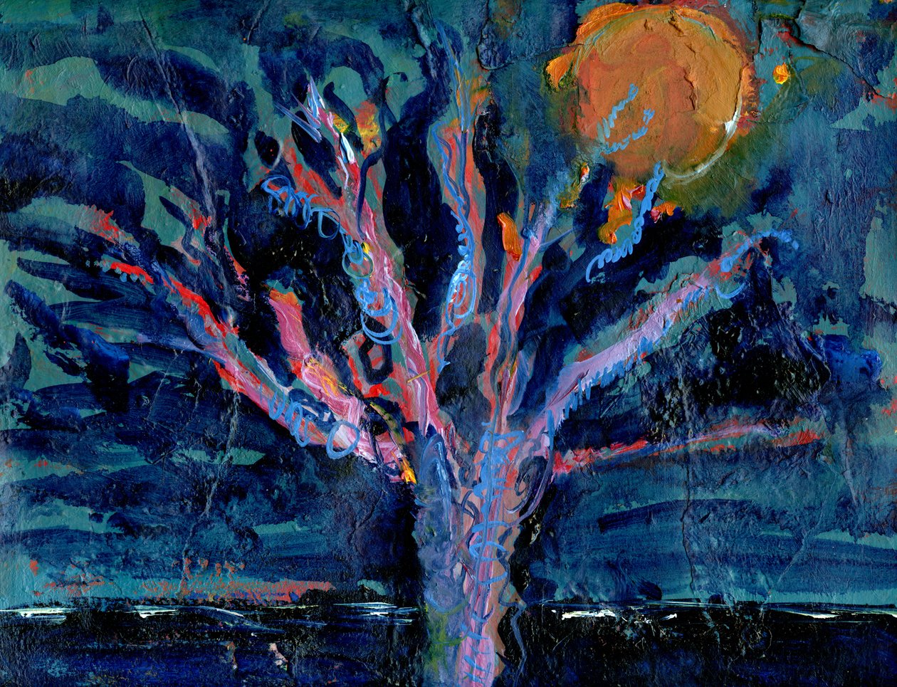 Boom en aardbeimaan, 2016 door Gigi Sudbury