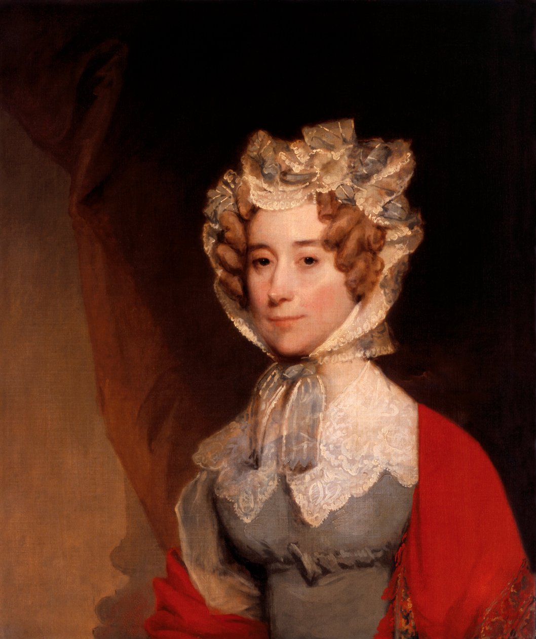 Louisa Catherine Johnson Adams (Mevr. John Quincy Adams) door Gilbert Stuart