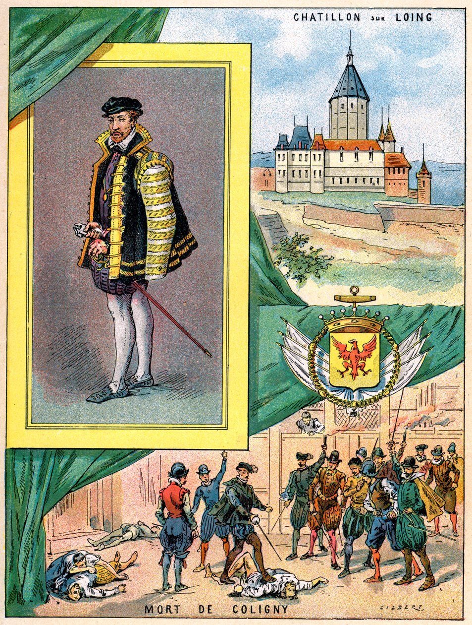 Gaspard de Coligny, Admiraal van Frankrijk, 1898 door Gilbert