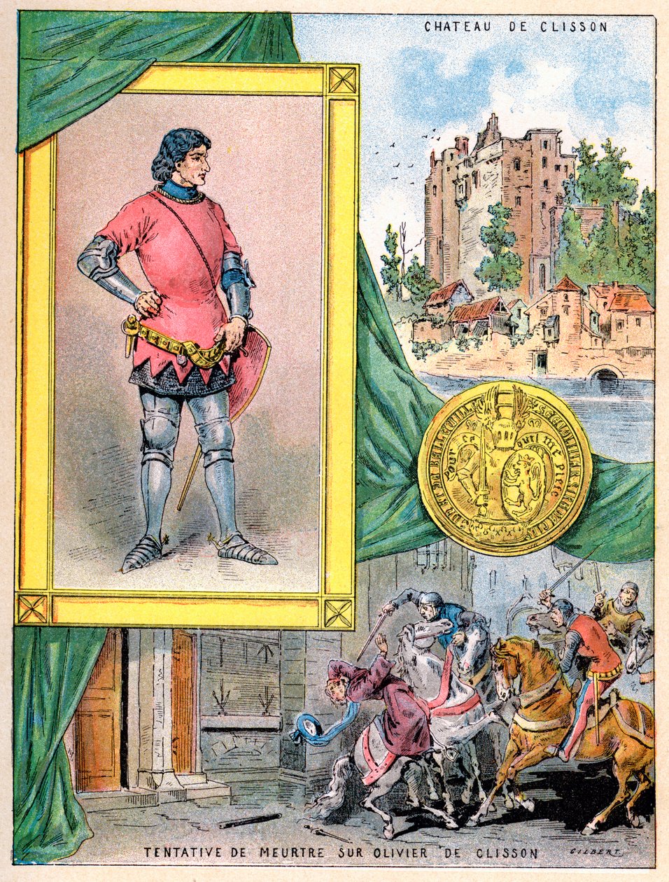 Olivier de Clisson, Franse soldaat, 1898 door Gilbert