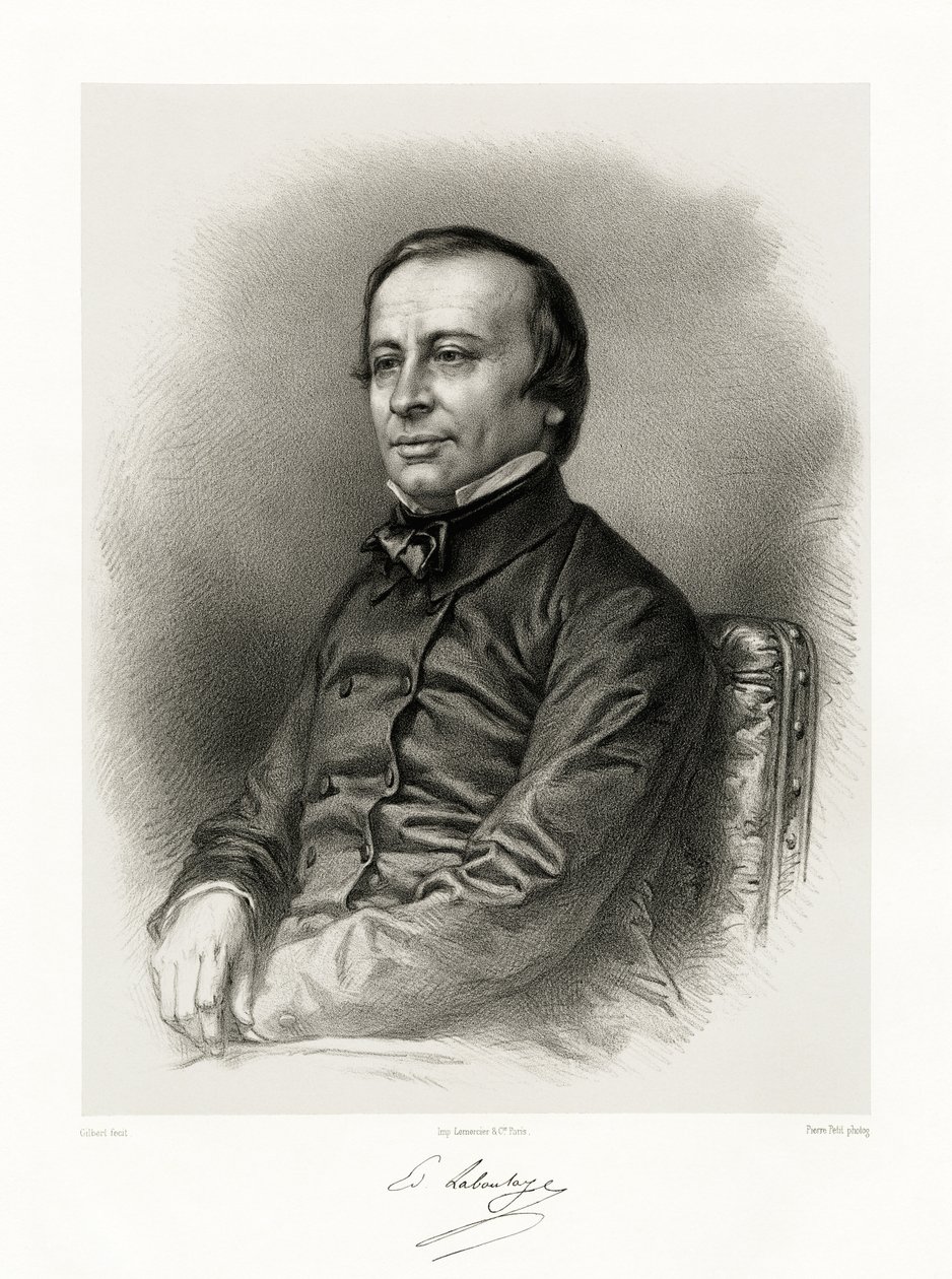 Édouard René Lefebvre de Laboulaye, 1865-66 door Gilbert