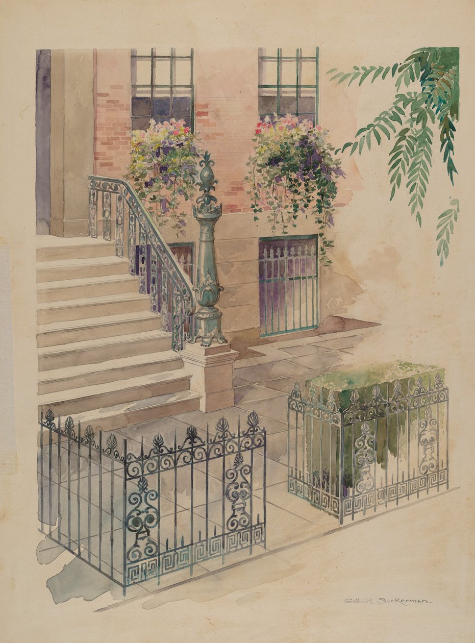 Balkon, 1935-1942 door Gilbert Sackerman
