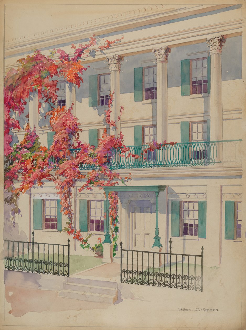 Collonade, ca. 1936 door Gilbert Sackerman