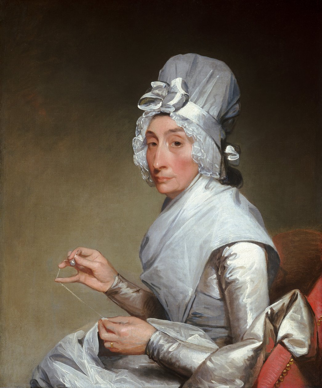 Catherine Brass Yates (Mevr. Richard Yates) door Gilbert Stuart