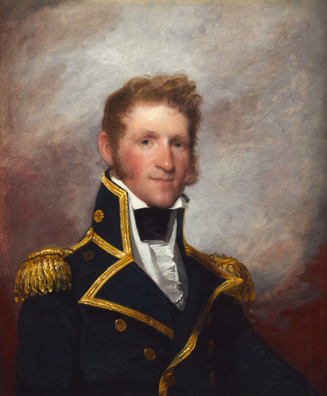 Commodore Thomas Macdonough, ca. 1815-1818 door Gilbert Stuart