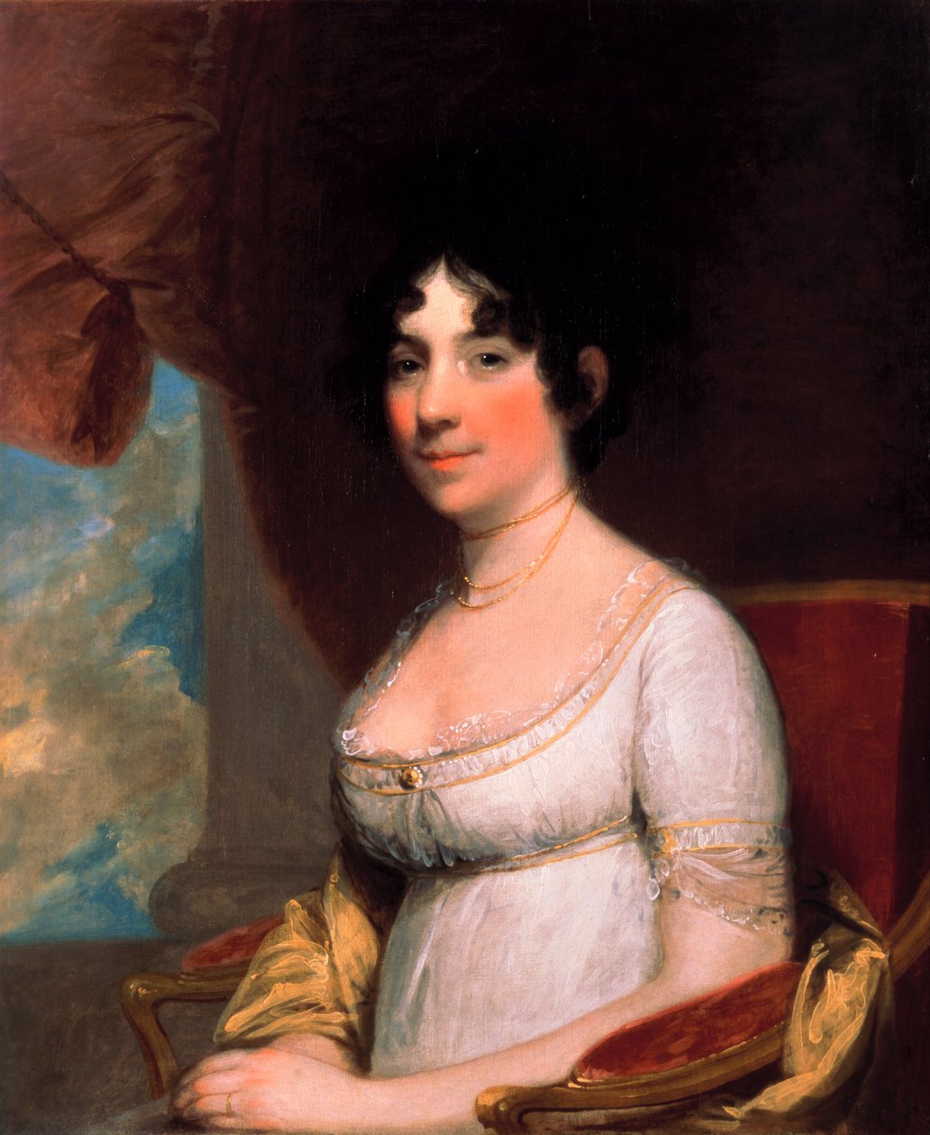 Dolley Payne Madison (Mevrouw James Madison) door Gilbert Stuart