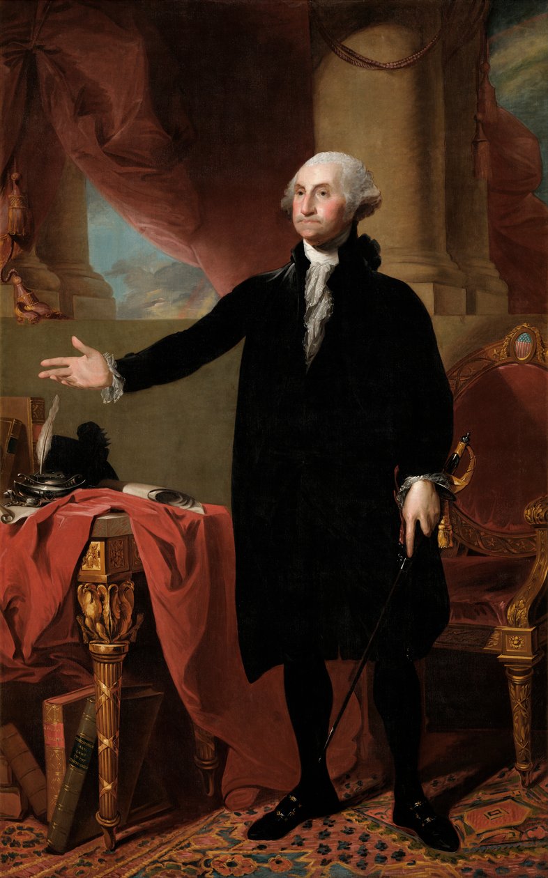 Portret van George Washington door Gilbert Stuart