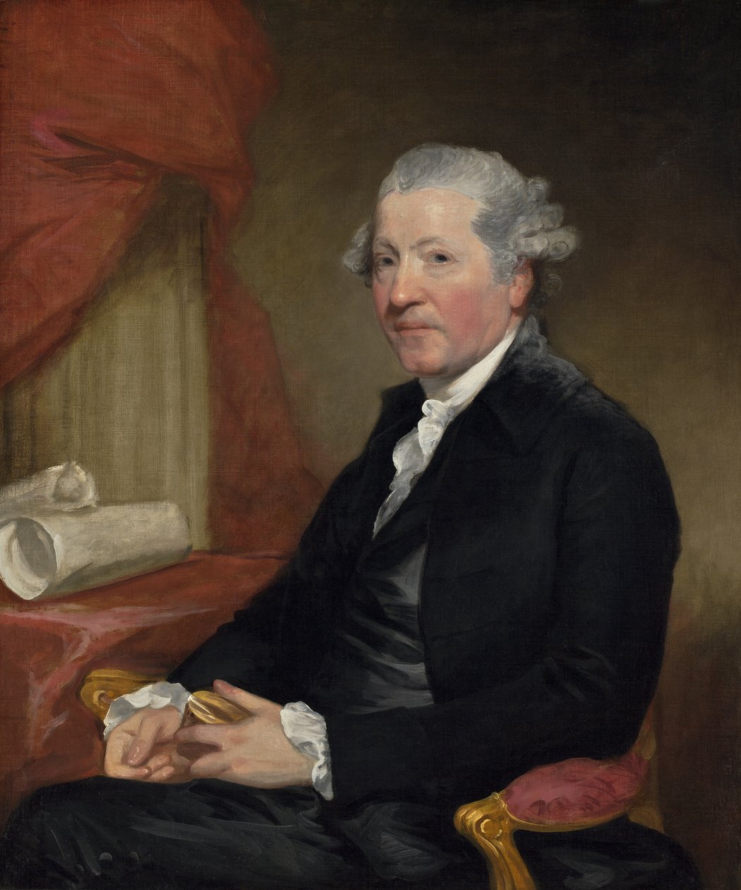 Sir Joshua Reynolds door Gilbert Stuart