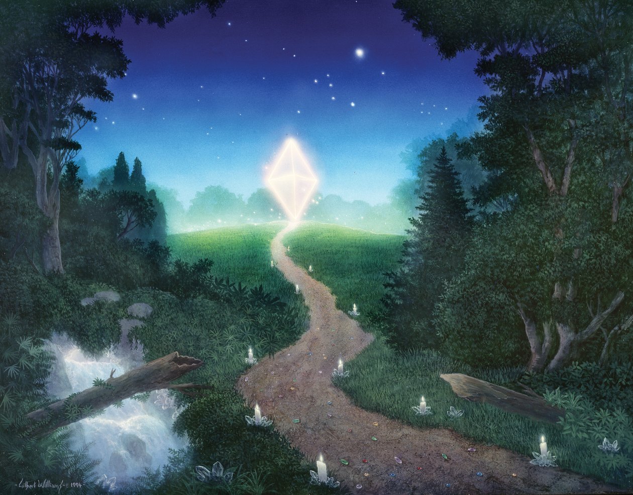 Diamant pad door Gilbert Williams