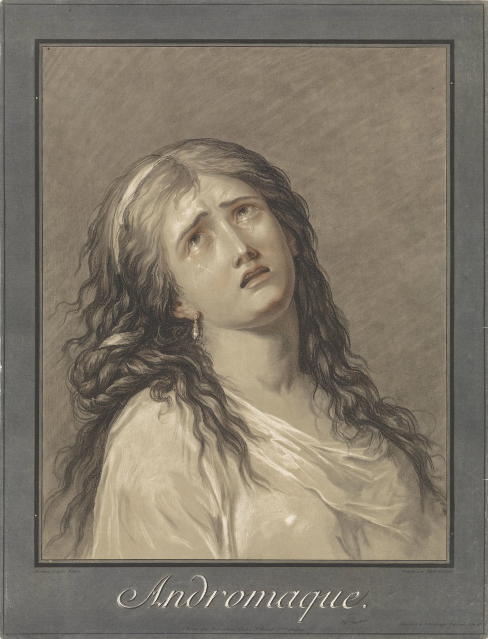 Andromache huilend door Gilles Demarteau