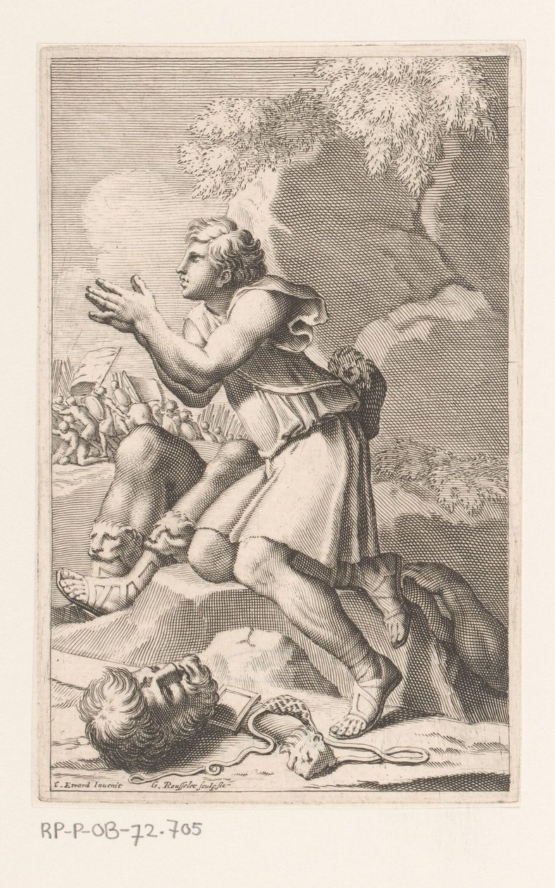 David na het doden van Goliath door Gilles Rousselet