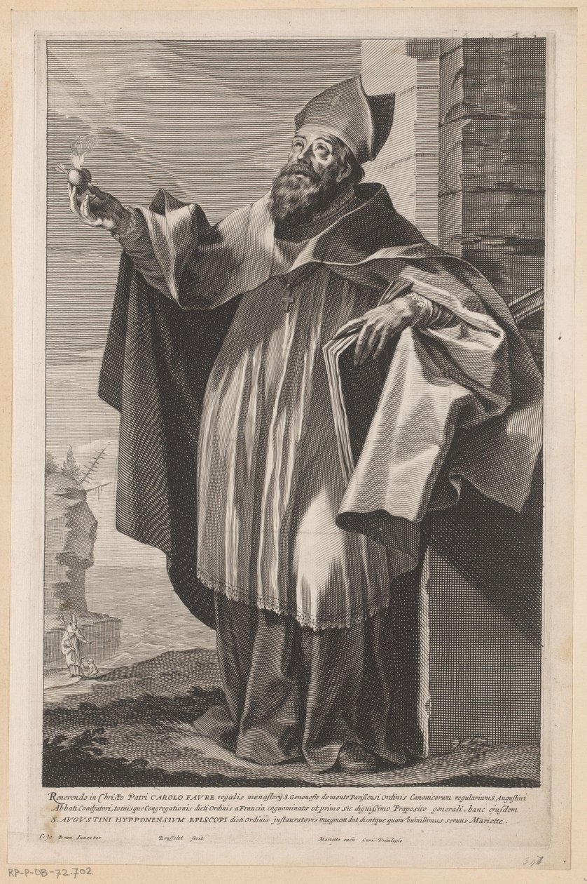 Heilige Augustinus door Gilles Rousselet