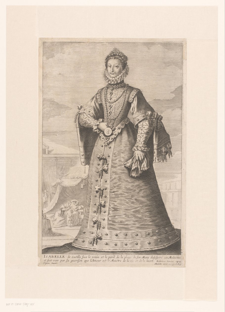 Portret Isabella van Castilië door Gilles Rousselet