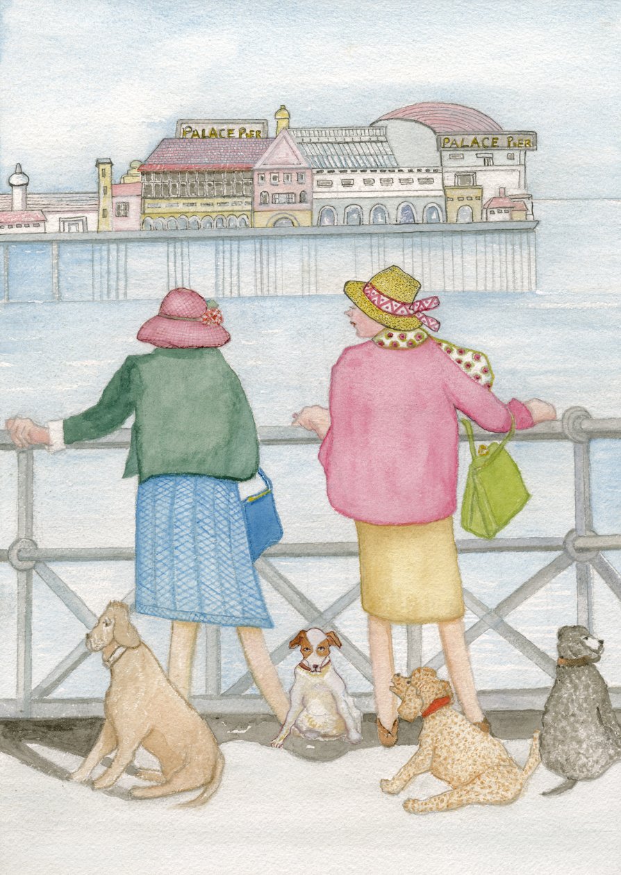 Uitkijkend naar zee, 2018 door Gillian Lawson
