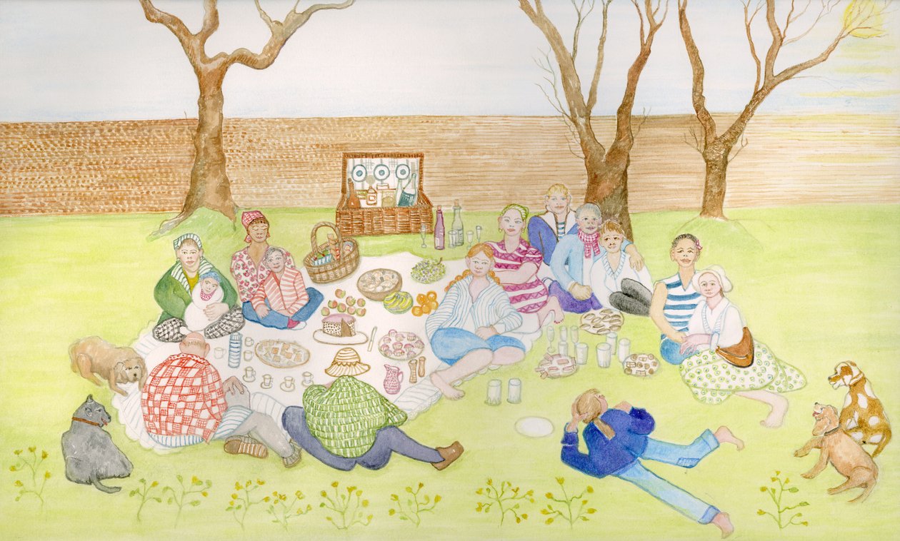 Picknick, 2018 door Gillian Lawson