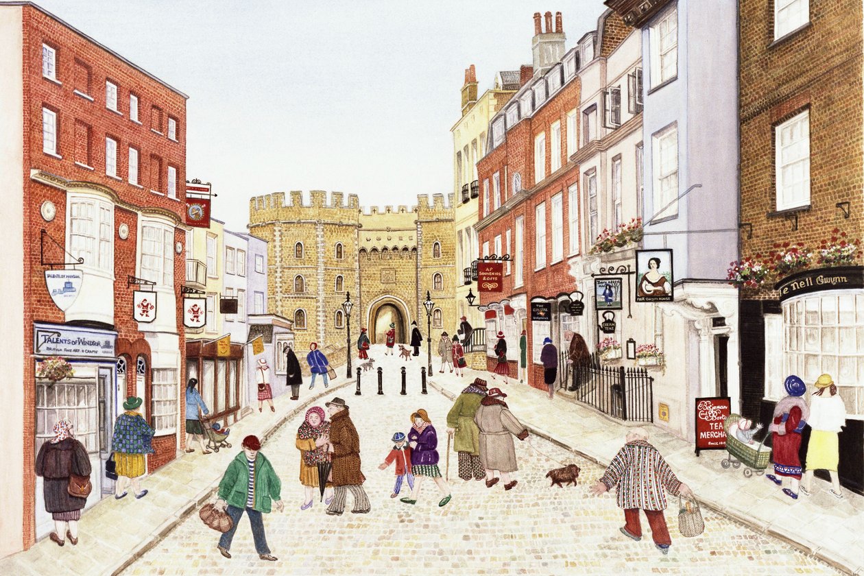 Windsor Kasteel, 1989 door Gillian Lawson
