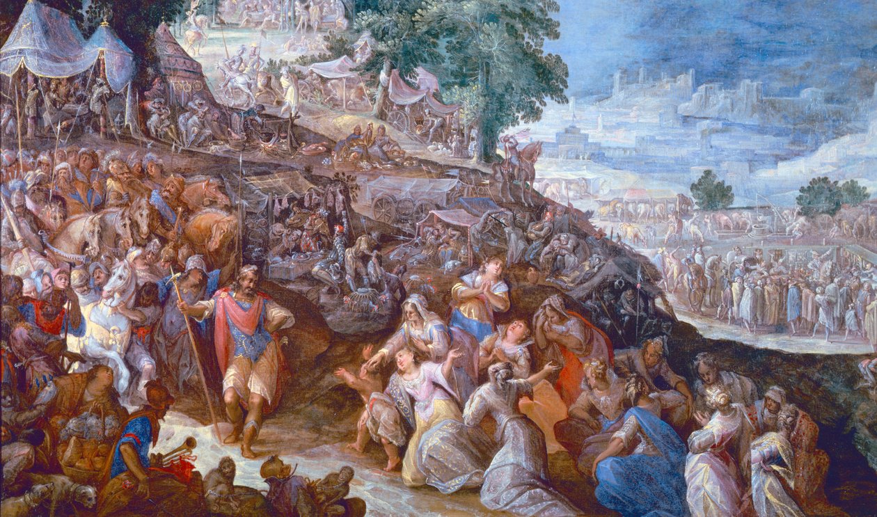 Volumnia voor Coriolanus door Gillis van Valckenborch