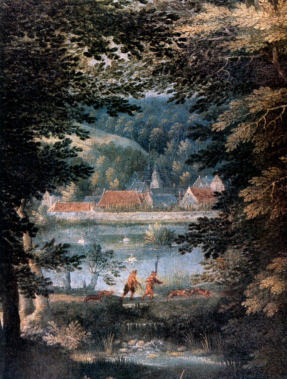 Landschap door Gillis van Coninxloo