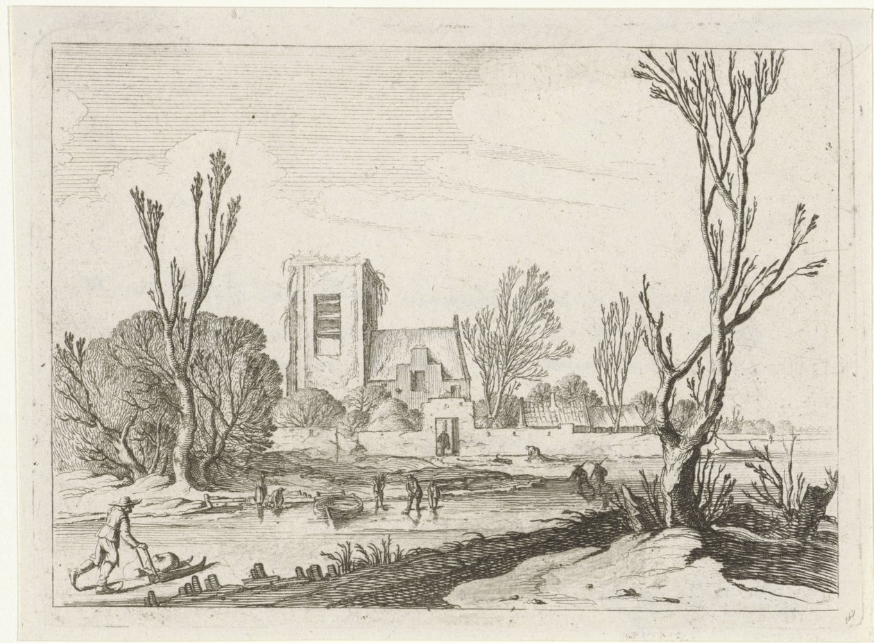 Winterlandschap door Gillis van Scheyndel (I)