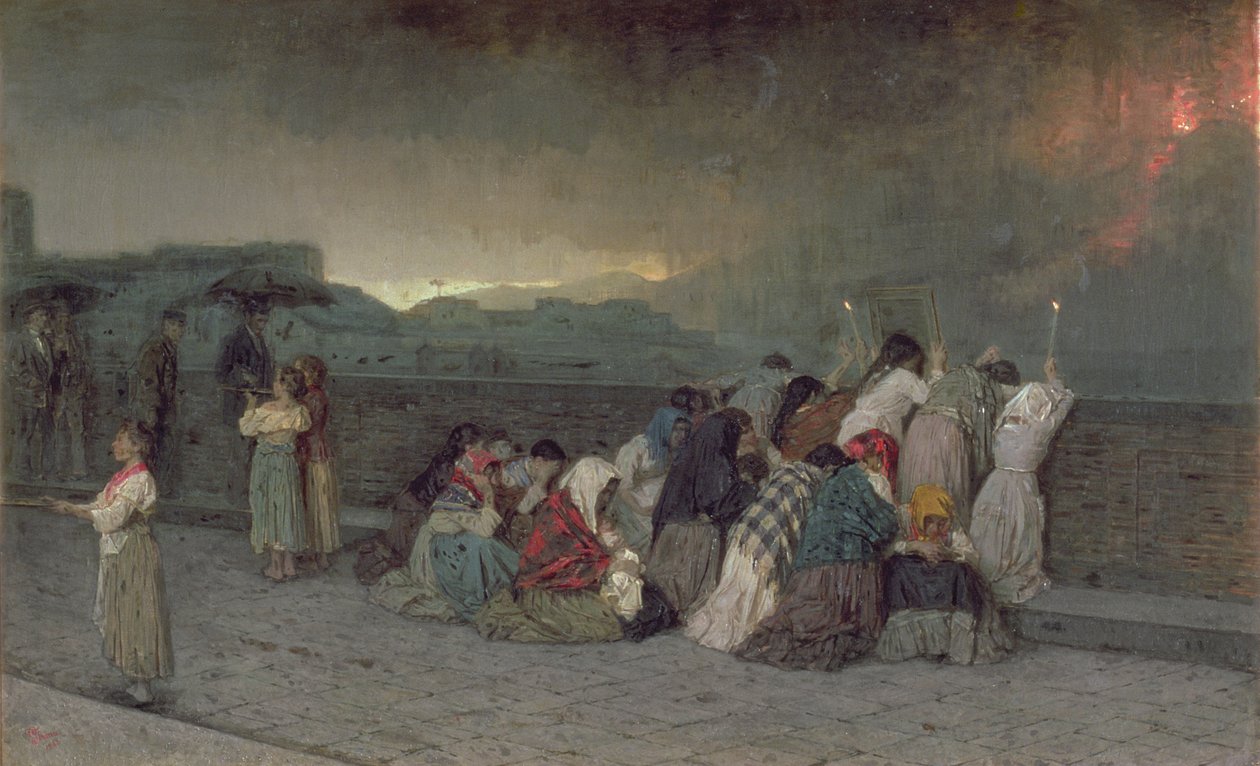 De Regen van As, 1880 door Gioacchino Toma
