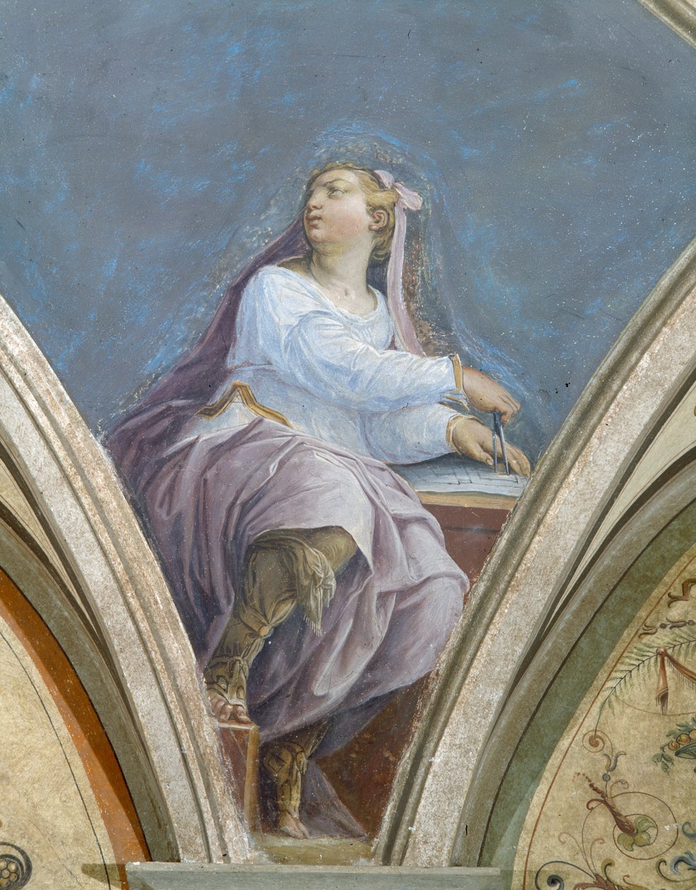 Architectuur, De Vier Kunsten, Peduccio, Camera della Fama, 1542 door Giorgio Vasari