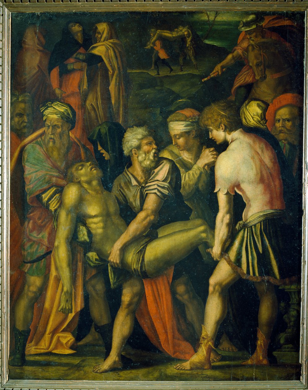 Christus gedragen naar het kruis, Camera di Abramo door Giorgio Vasari