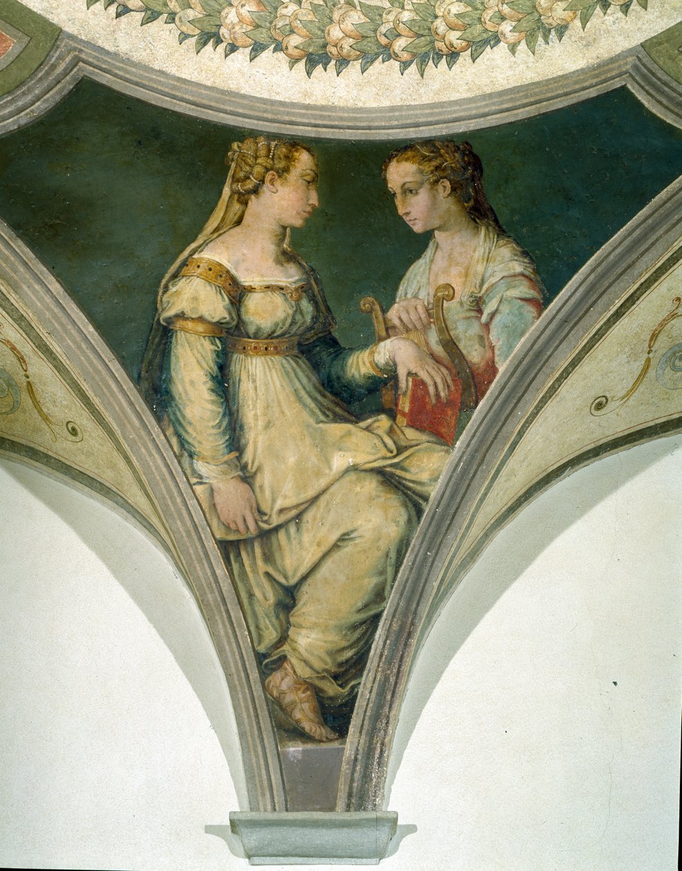 Muse, Camera di Apollo e delle Muse door Giorgio Vasari