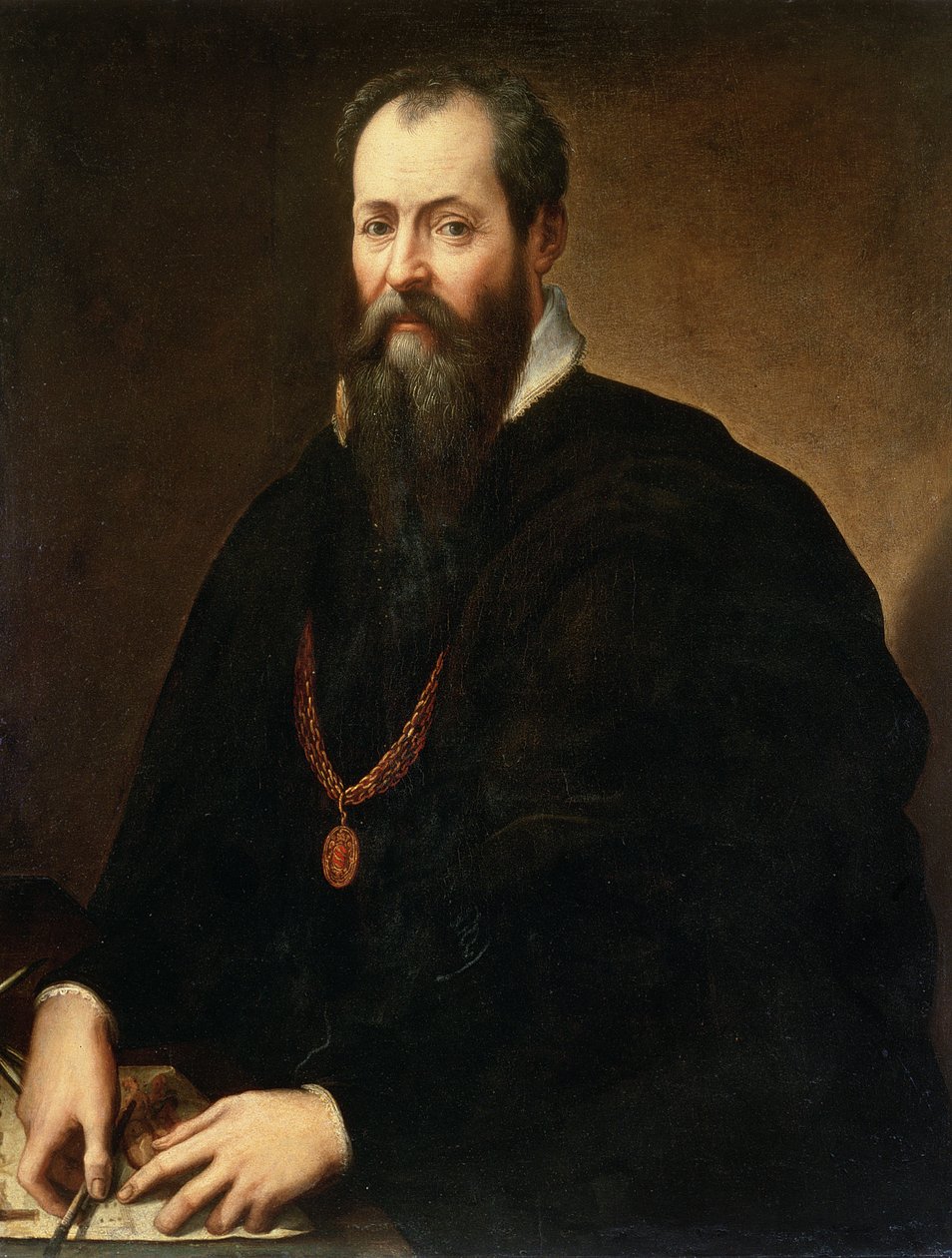 Zelfportret, 1566-68 door Giorgio Vasari