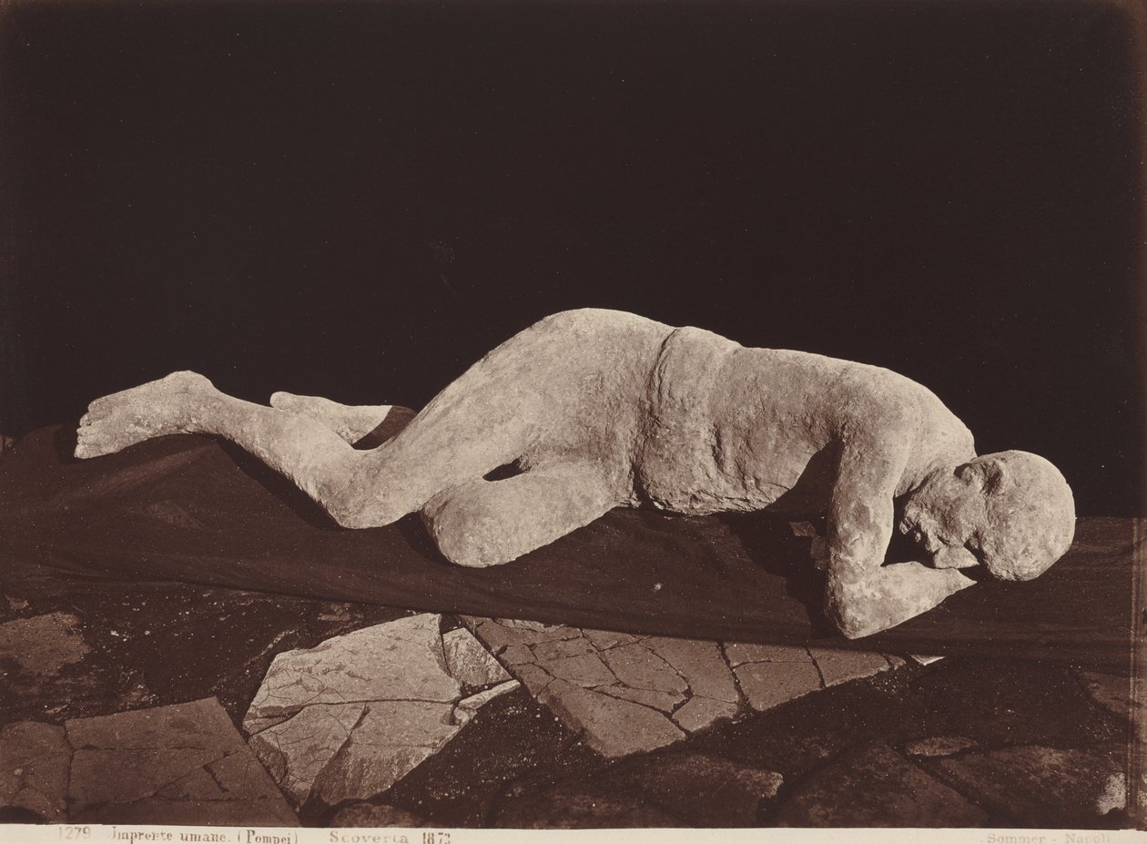 Menselijke Afdrukken, Pompeii door Giorgio Sommer