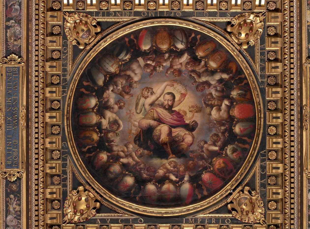 Apotheose van Cosimo I door Giorgio Vasari