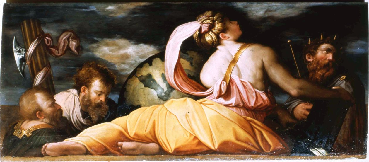 De Rechtvaardigheid, 1542 door Giorgio Vasari