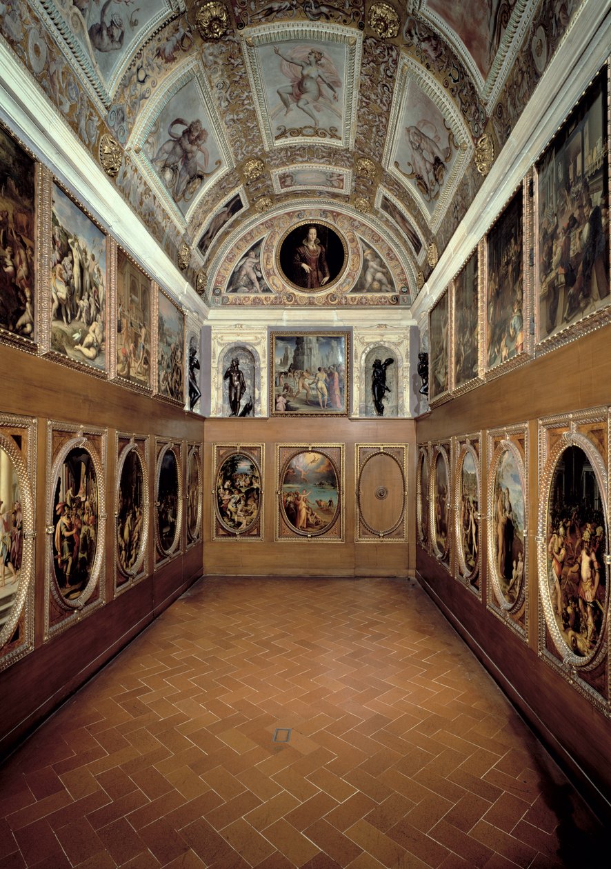 Het Studiolo di Francesco I, 1572 door Giorgio Vasari