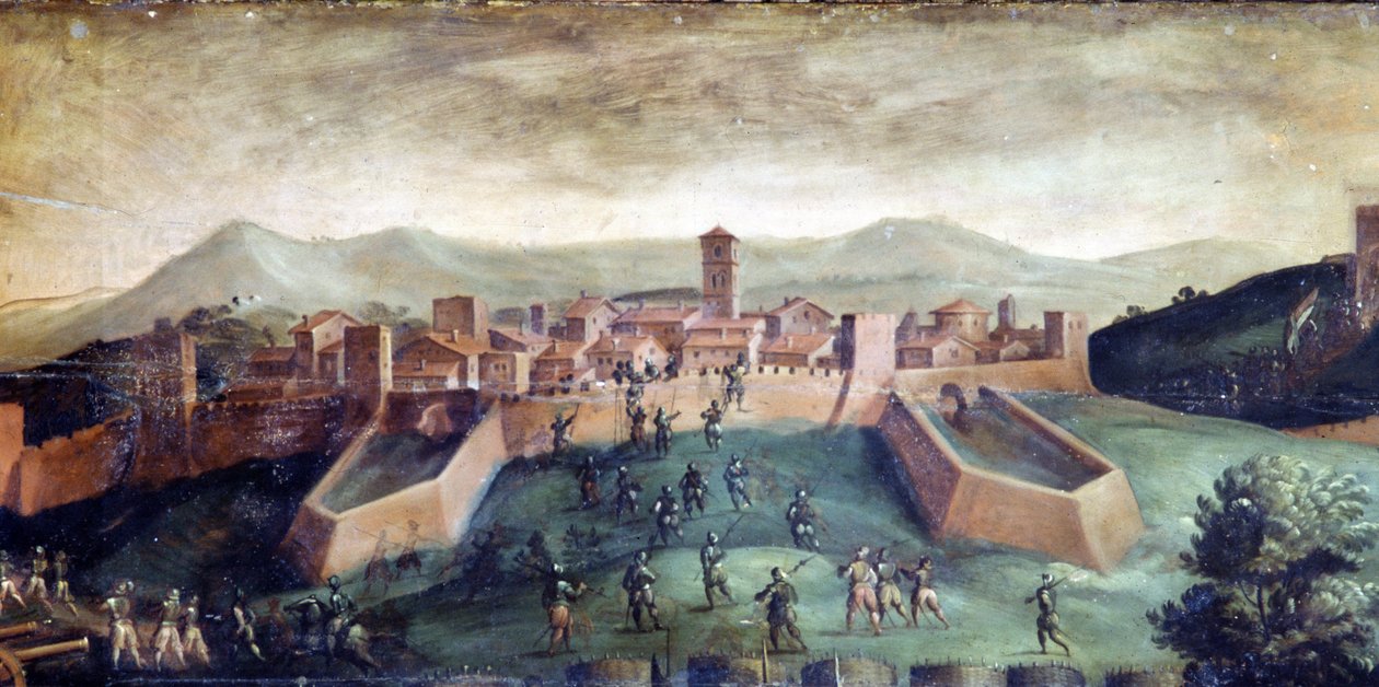 De Verovering van Casole, Italië door Giorgio Vasari