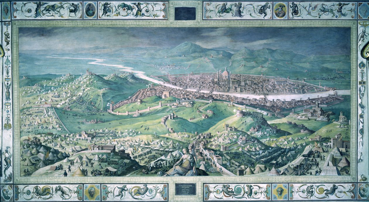 De belegering van Florence door Giorgio Vasari