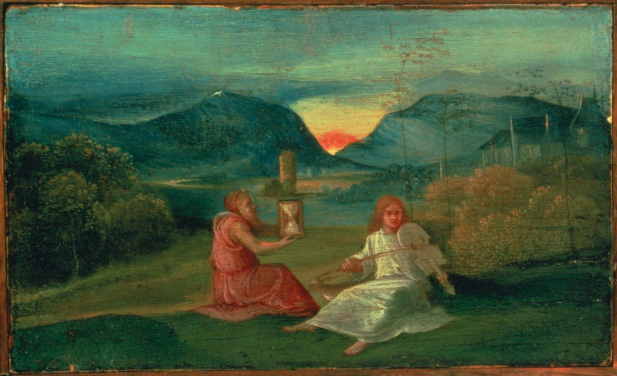 Zandloper door Giorgione da Castelfranco
