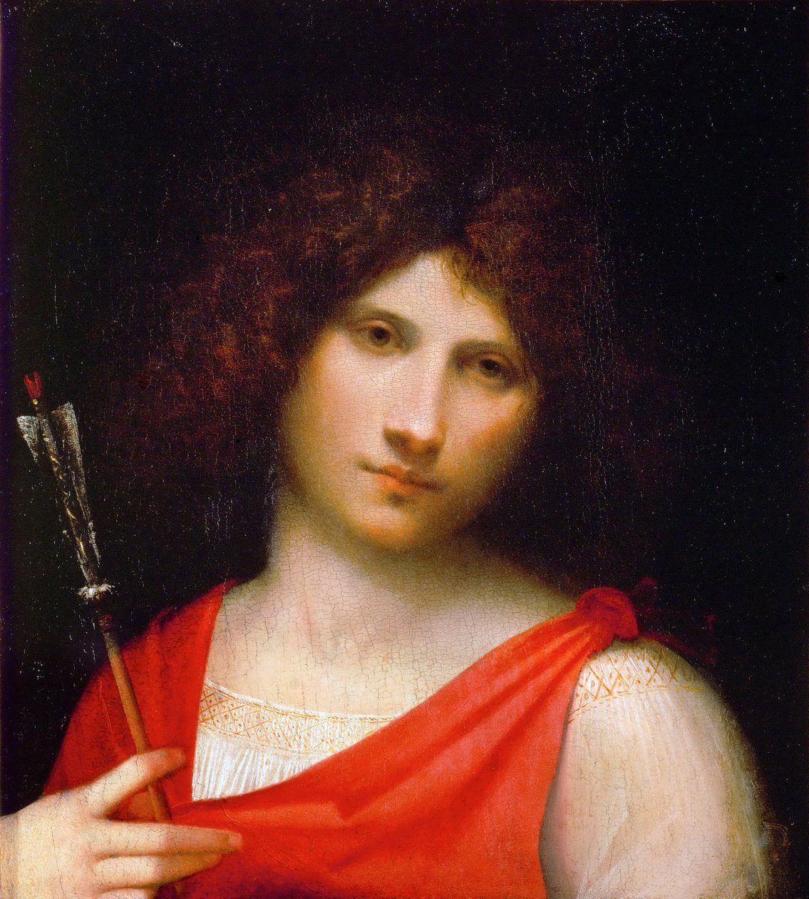 Jonge man met pijl door Giorgione