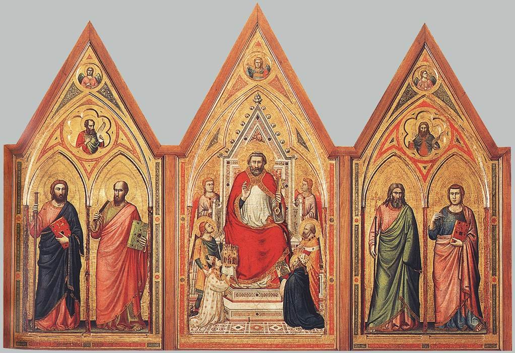 Het Stefaneschi-drieluik (verso) door Giotto di Bondone