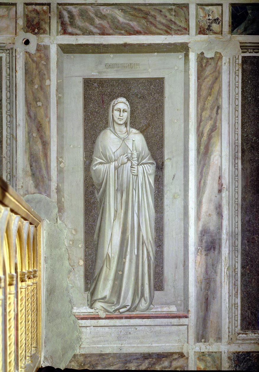 Matigheid, c.1305 door Giotto di Bondone