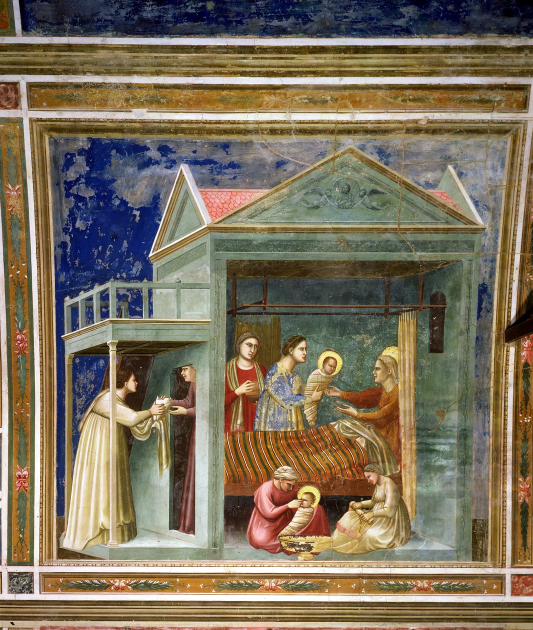 De Geboorte van de Maagd, c.1305 door Giotto di Bondone