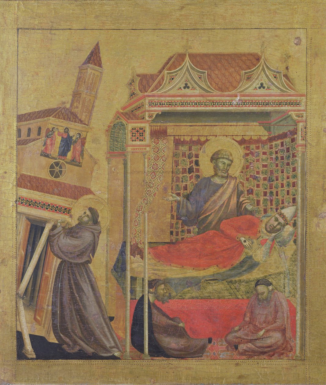 De Visie van Paus Innocentius III, c.1295-1300 door Giotto di Bondone